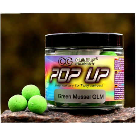 Kulka Pop Up FLUO Green Mussel GLM 15mm słoik 200ml